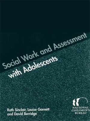 cover image of Social Work and Assessment with Adolescents